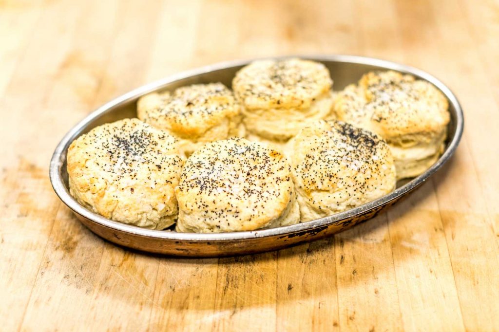 freight house poppy seed biscuits